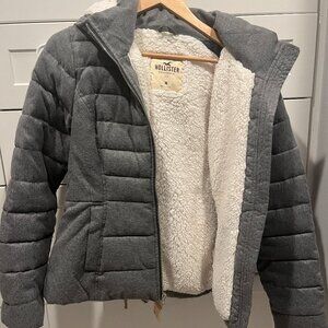 Hollister Sherpa-Lined Puffer Jacket